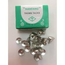 Paku Payung Kecil Pines 1 Box Thumb Tacks Dekorasi Papan Mading