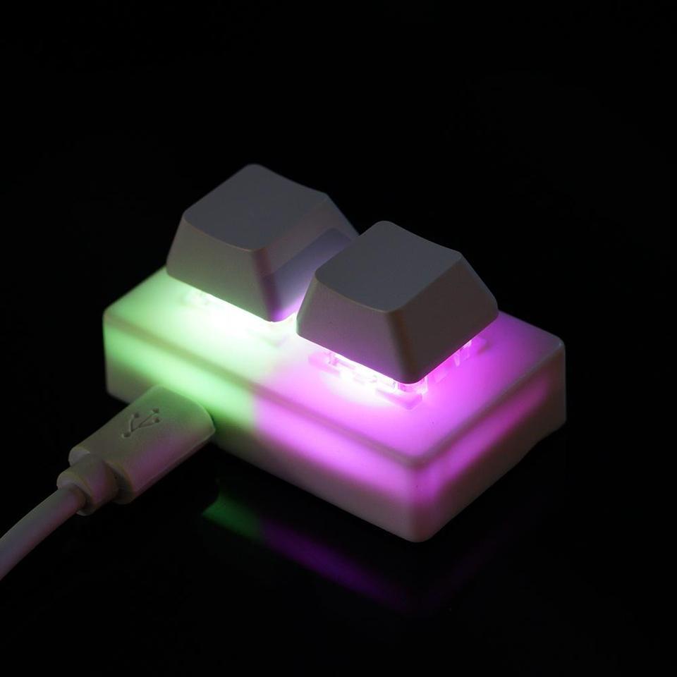 Custom Mini Keyboard 2 Keys OSU Gaming Keyboard Programmable DIY Mechanical Keypad Macro Keypad For 