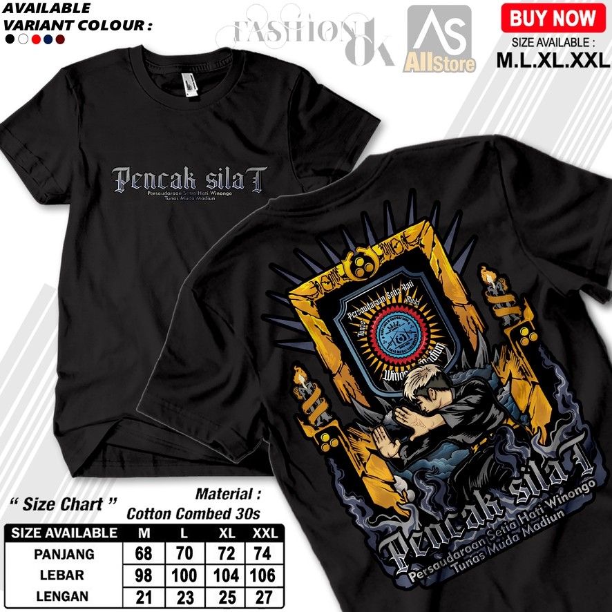 T-Shirt Pencak Silat PSHW Terbaru "SH Winongo Madiun"-PSHW/SH Winongo/SH/1903