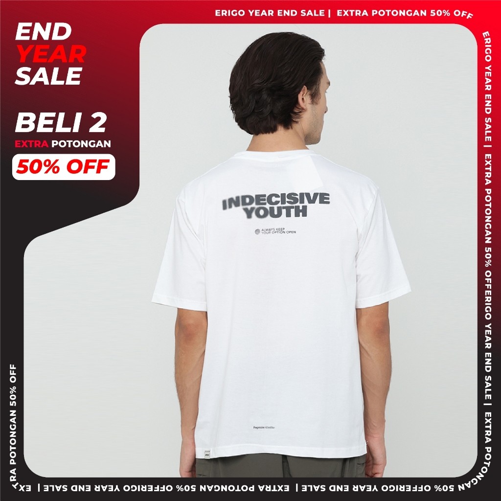 COD Erigo Progressive Tee Penny White - Kaos Unisex