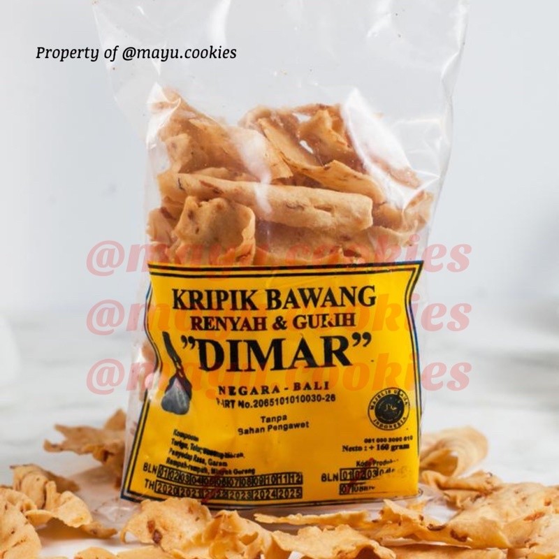 PROMO Keripik Bawang Dimar Snack Gurih 160gram