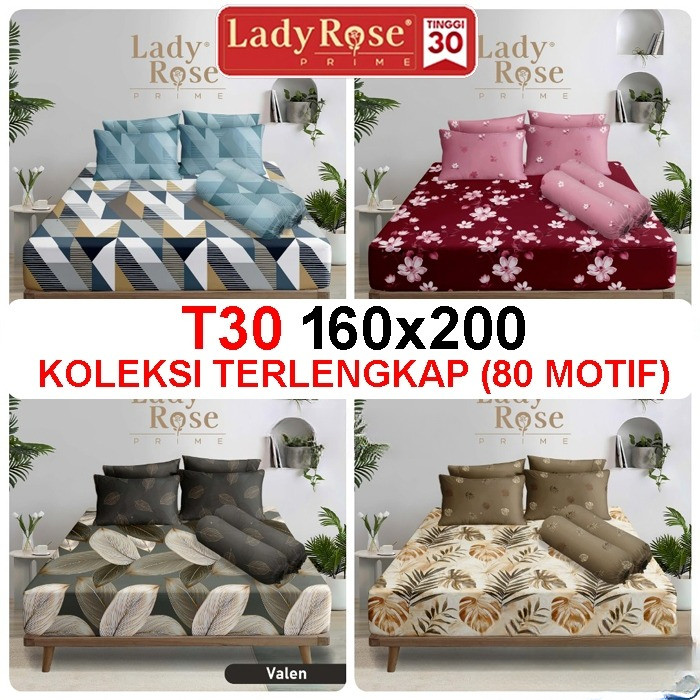 SPREI LADY ROSE 160x200 / SPREI LADY ROSE QUEEN / SPREI LADYROSE  /  SPRAI LADY ROSE 160x200