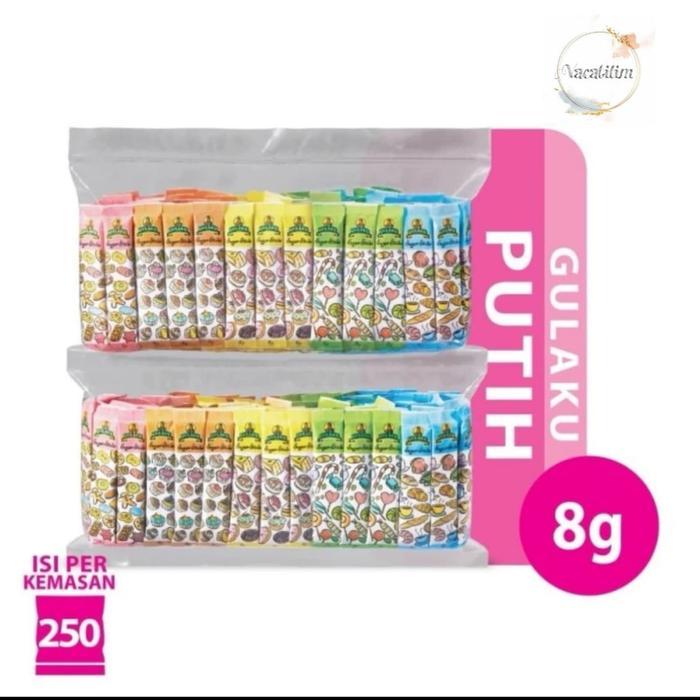 GULAKU STICK 8GR REFILL GULA STIK (125 SACHETS / 250 SACHETS) - 250 sachets