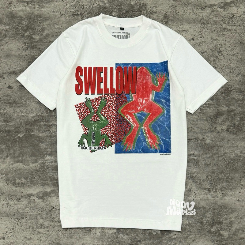 <Kaos Katun> Swellow - Swike Tshirt - White | Original Merchandise