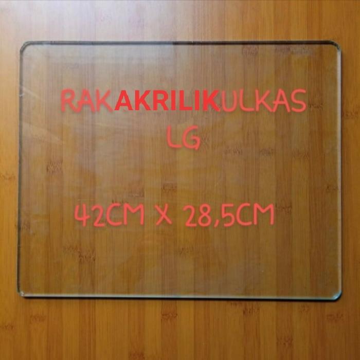 Rak Kaca Kulkas Lemari Es LG Medium - Akrilik 5mm, 42X32