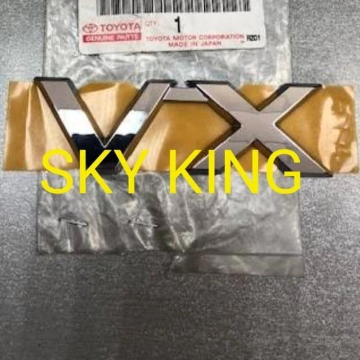 emblem VX toyota land cruiser original toyota VX200 Emblem Symbol Simbol Simbul Logo Pintu Bagasi Be