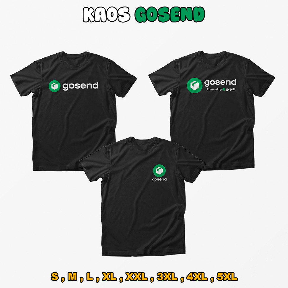 Kaos Gosend Lengan Pendek | Driver Ojol