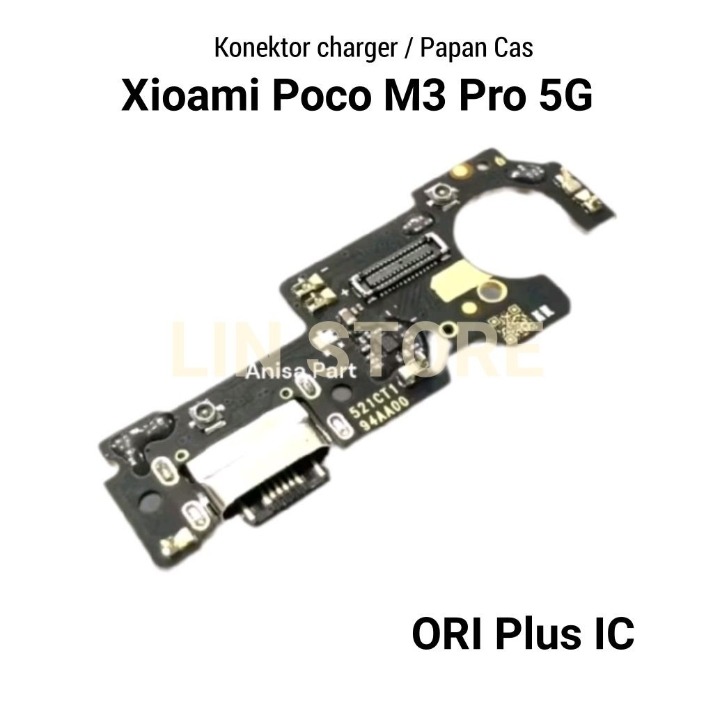 Ori Charger Konektor Cas For Xioami Poco M3Pro 5G Papan Cas Plus ic Konektor Xioami Poco M3 Pro 5G