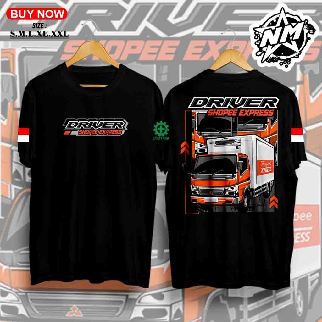Kaos driver shopee express - Kaos shopee express - Kaos kurir shopee express - Kaos Keren - Kaos Ter