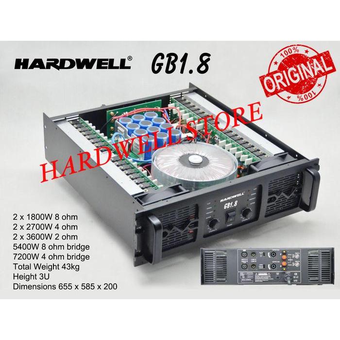 POWER AMPLIFIER HARDWELL GB 1.8 / GB1.8 / GB 18 ORIGINAL