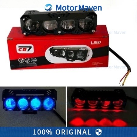 Lampu Tembak 4 Mata CR7 Plus Devil NEW Alumunium Waterproof Premium