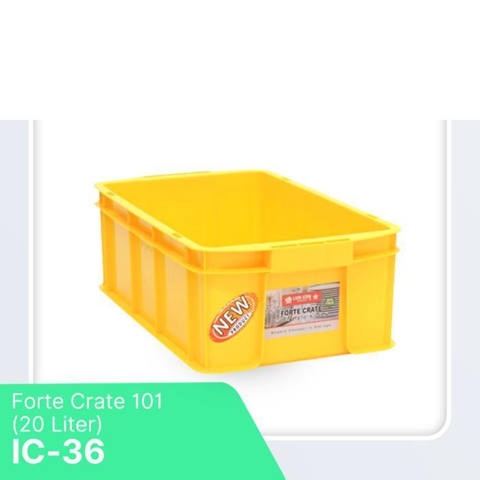 LION STAR Penyimpanan Keranjang Forte Crate 101 (20 Liter) Krat Plastik IC-36