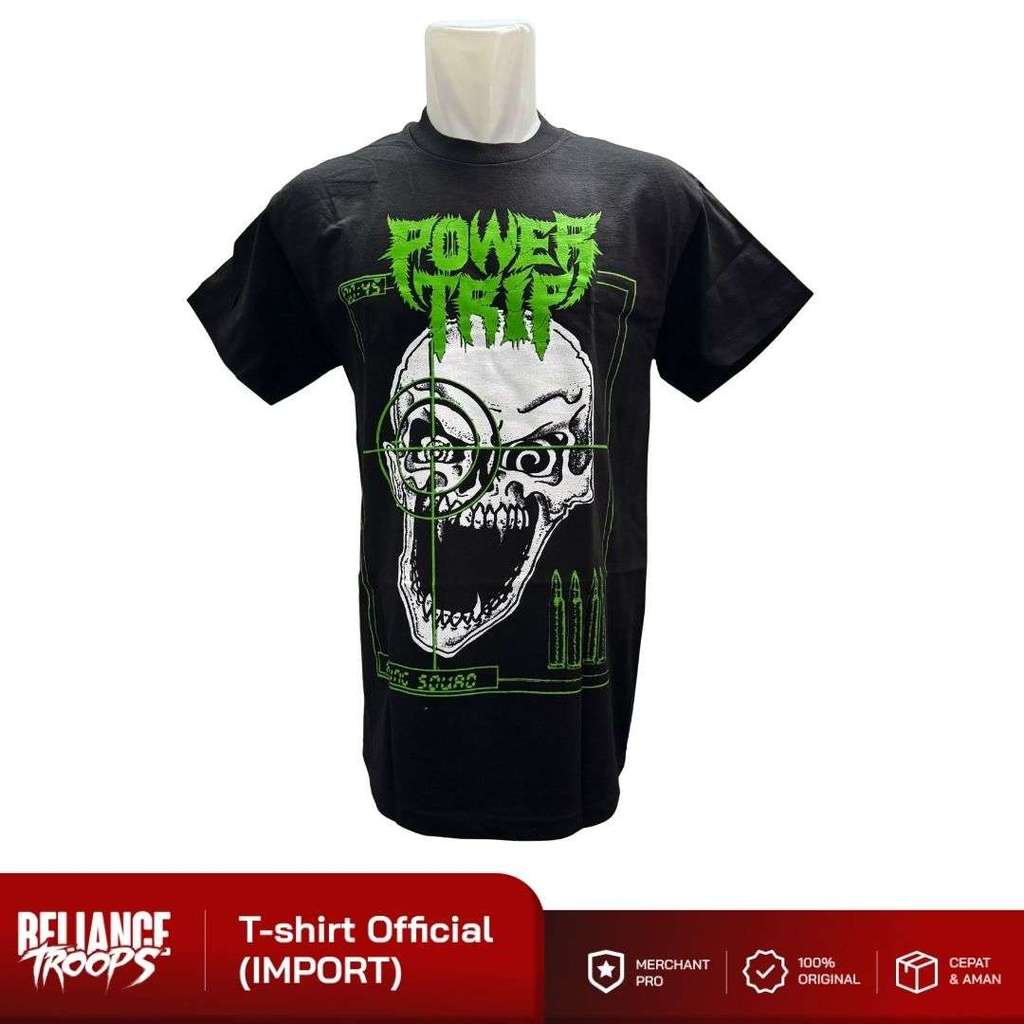 T-shirt Official | Power Trip - Vampire Skull