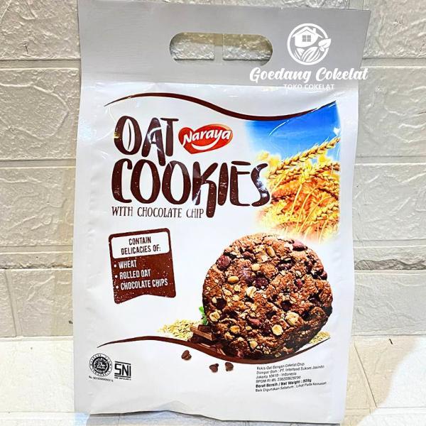 [SETIYA KITCHEN] Naraya Oat Cookies With Chocolate Chips 320g - Kemasan 320g