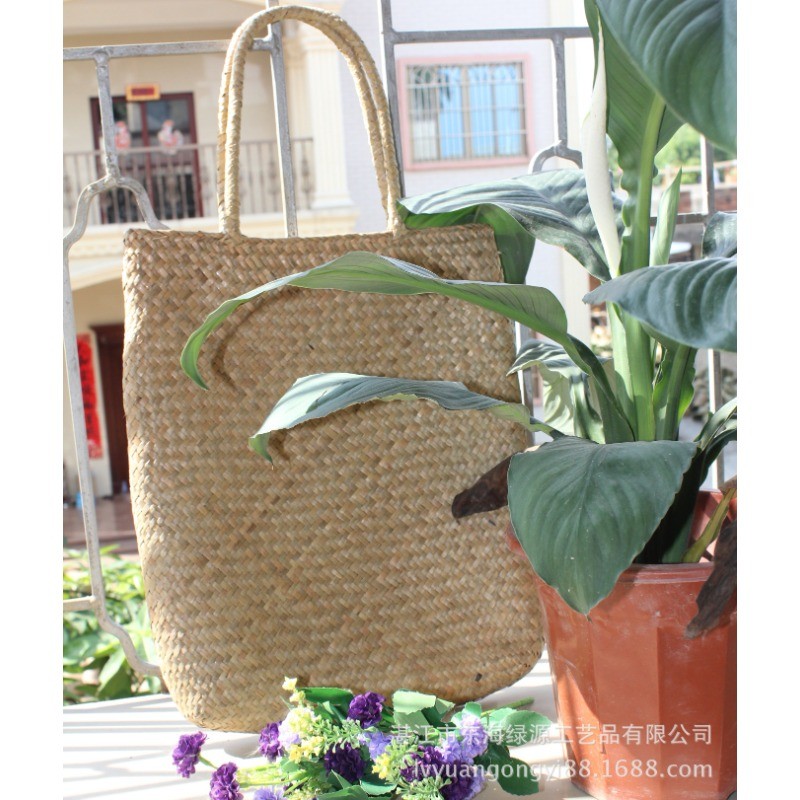 Women Fashion Designer Lace Handbags Tote Bags Handbag Wicker Rattan Bag Shoulder Bag Shopping Straw