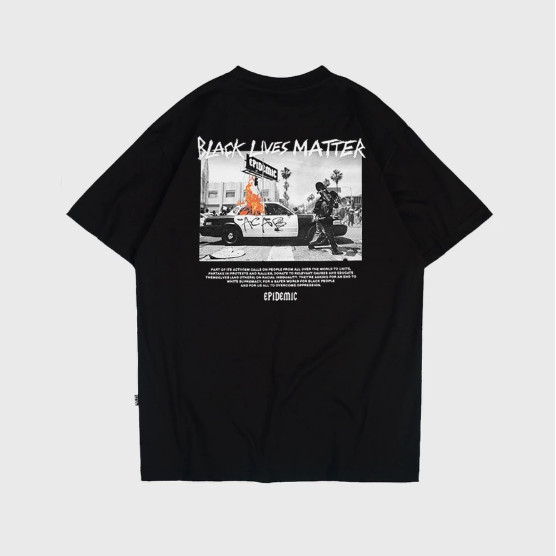 Kaos Epidemic Black Lives Matter | Kaos Streetwear Pria Wanita