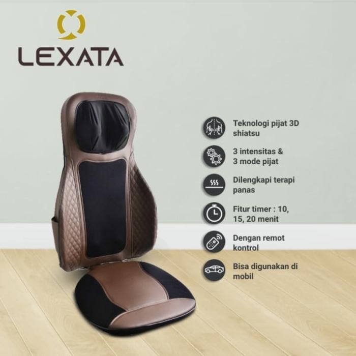 lexata bantalan leher dan kursi pijat