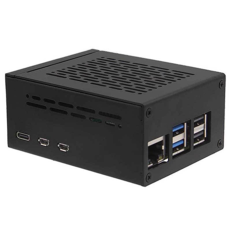 X1015 For Raspbery Pi PCIE To M2 NVME SSD Expansion Board With Case Support Nvme M2 SSD Hailoai Modu