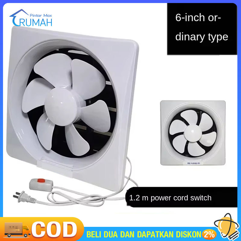 6inch WALL EXHAUST HEXOS/HEKSOS FAN DINDING 10" (25 CM) EXHAUST FAN TEMBOK EXHAUST HEXOS/HEKSOS 10 I