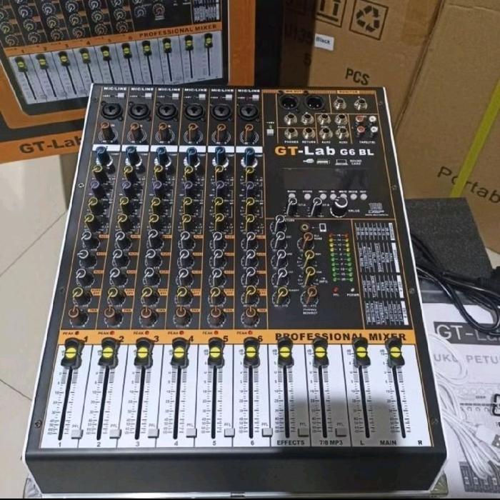 Mixer Analog RDW GT Lab 6 BL / 6BL G6 Compress KOMPRESS - 6 channel