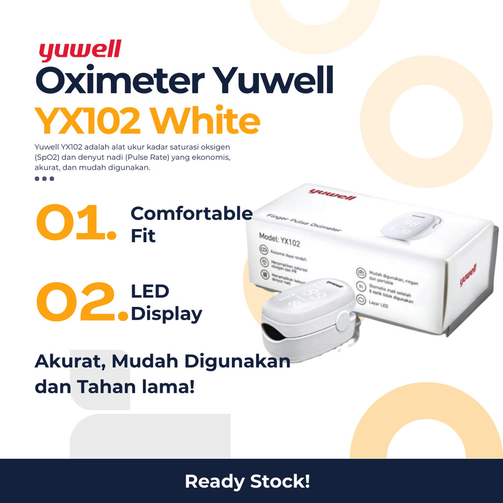 OXIMETER YUWELL YX102 PUTIH