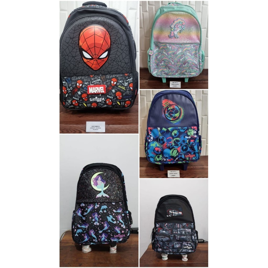 ORIGINAL SALE 70% SMIGGLE BACKPACK TROLLEY (BANYAK MODEL) 1