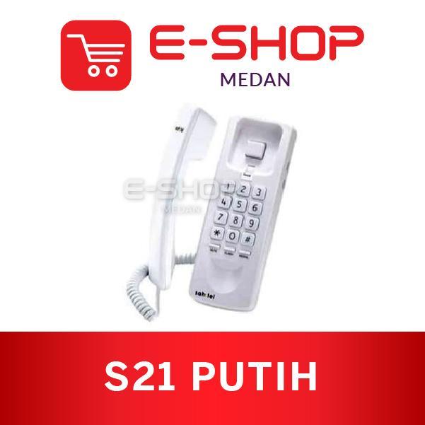 Telepon Kabel Sahitel S21 Pesawat Telepon Kabel Sahitel S-21 (Putih)