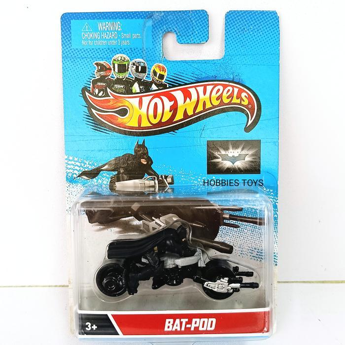 Hot Wheels Motorcycles with Removable Rider - Hot Wheels Motor + Rider - Bat-Pod