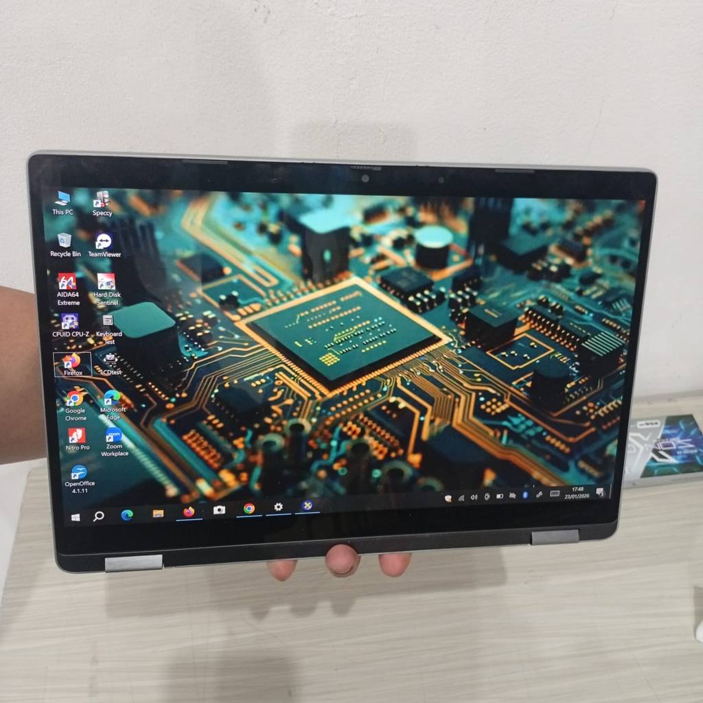 laptop  Dell 5320 flip 360 Touchscreen RAM 8Gb core i5 gen11 slim elegan