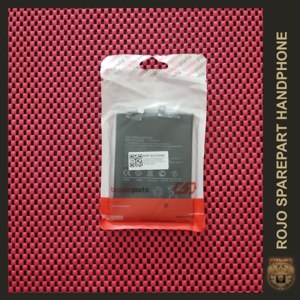 BATERAI BP4K XIAOMI REDMI NOTE 12 PRO 5G / POCO F5 / X5 PRO - BraderParts