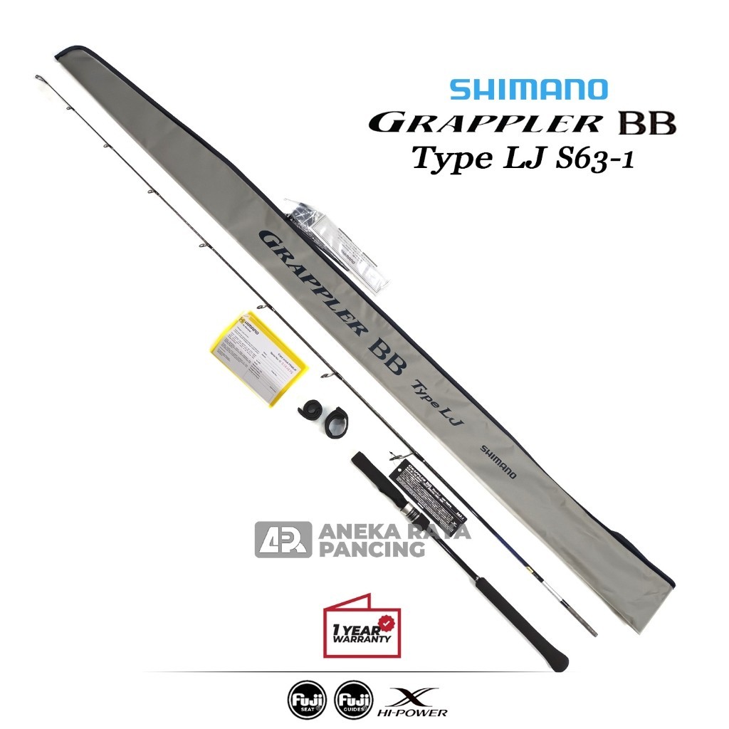 JORAN SHIMANO 21 GRAPPLER BB TYPE LJ / Joran Light Jigging Original Shimano / Joran Laut Best seller