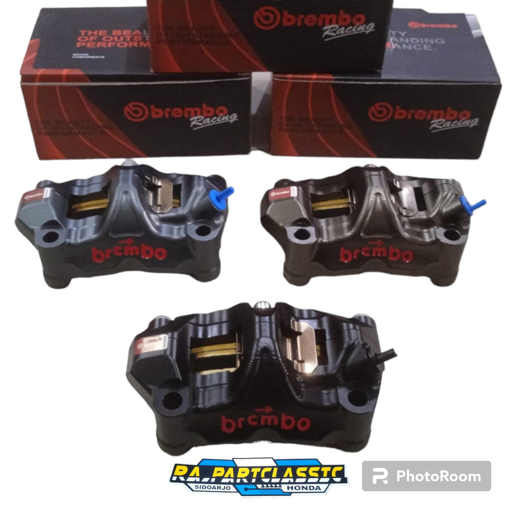 Kaliper Brembo Original Gp 4 Gp4rx Kaliper 4 piston Full Cnc