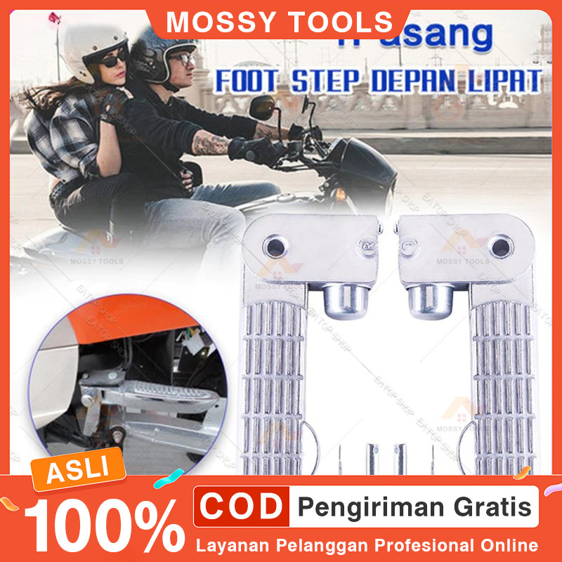 Footstep Front / Foot Step Depan Lipat Pijakan Kaki Depan Universal Sepeda Listrik 1 Set Pijakan Kak