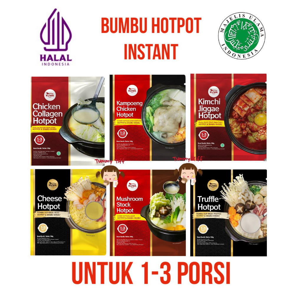 vro - (HALAL) Chicken Collagen Hotpot instant hotpot HALAL  /  bumbu shabu Truffle Hotpot instant Ki