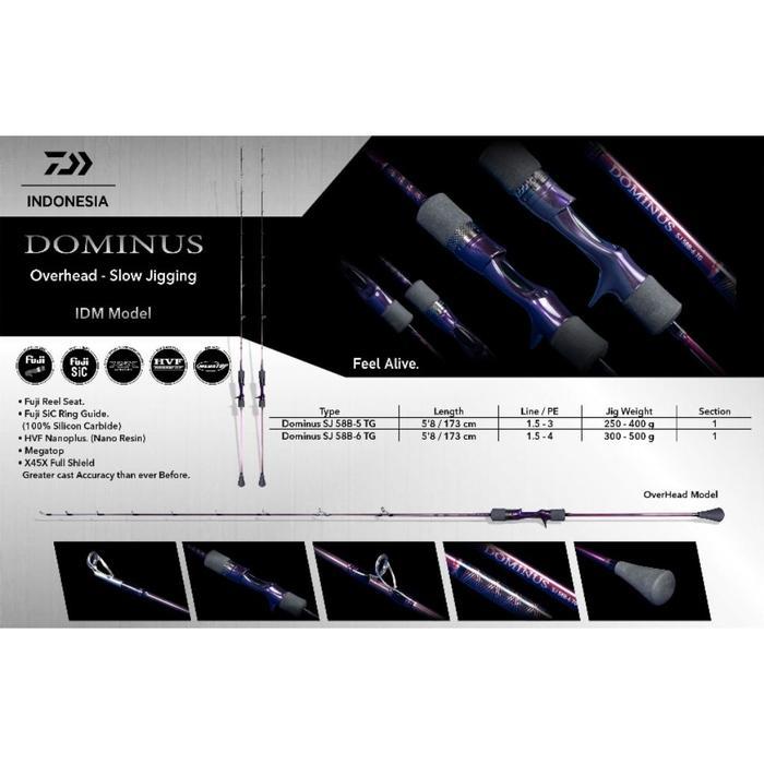 Rod Daiwa Dominus 2025 Slow Jigging Termurah