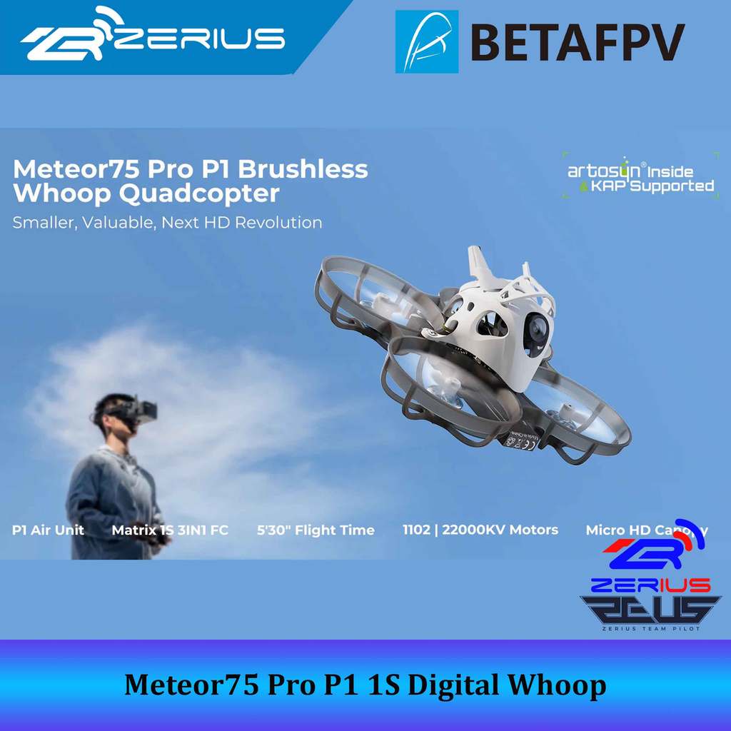 BETAFPV Meteor75 Pro P1 HD Digital Brushless Whoop 1S Drone Meteor 75 Pro