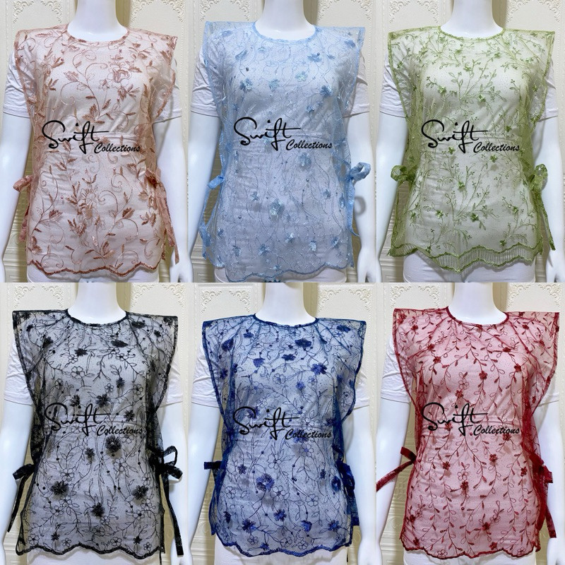 PROMO VEST TILLE TALI PREMIUM / VEST TULLE TALI/ LACE ROMPI Tille WANITA / OUTER ROMPI TERLARIS