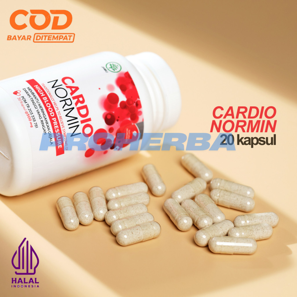 Cardionormin Herbal Hipertensi Original 20 Kapsul