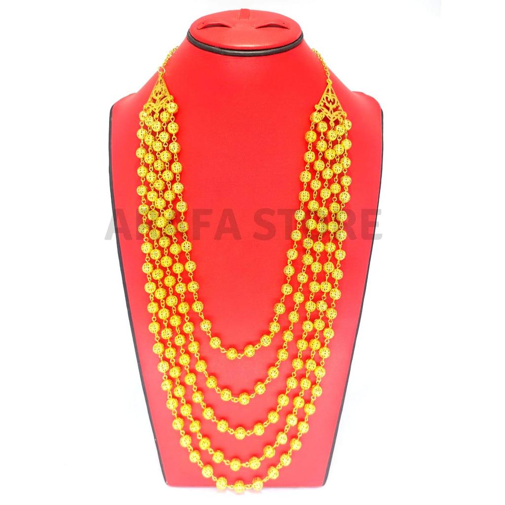 Kalung Dubai Mewah - Kalung Dubai India - Kalung Dubai Lapis Emas - Kalung Dubai Terbaru - Kalung Du