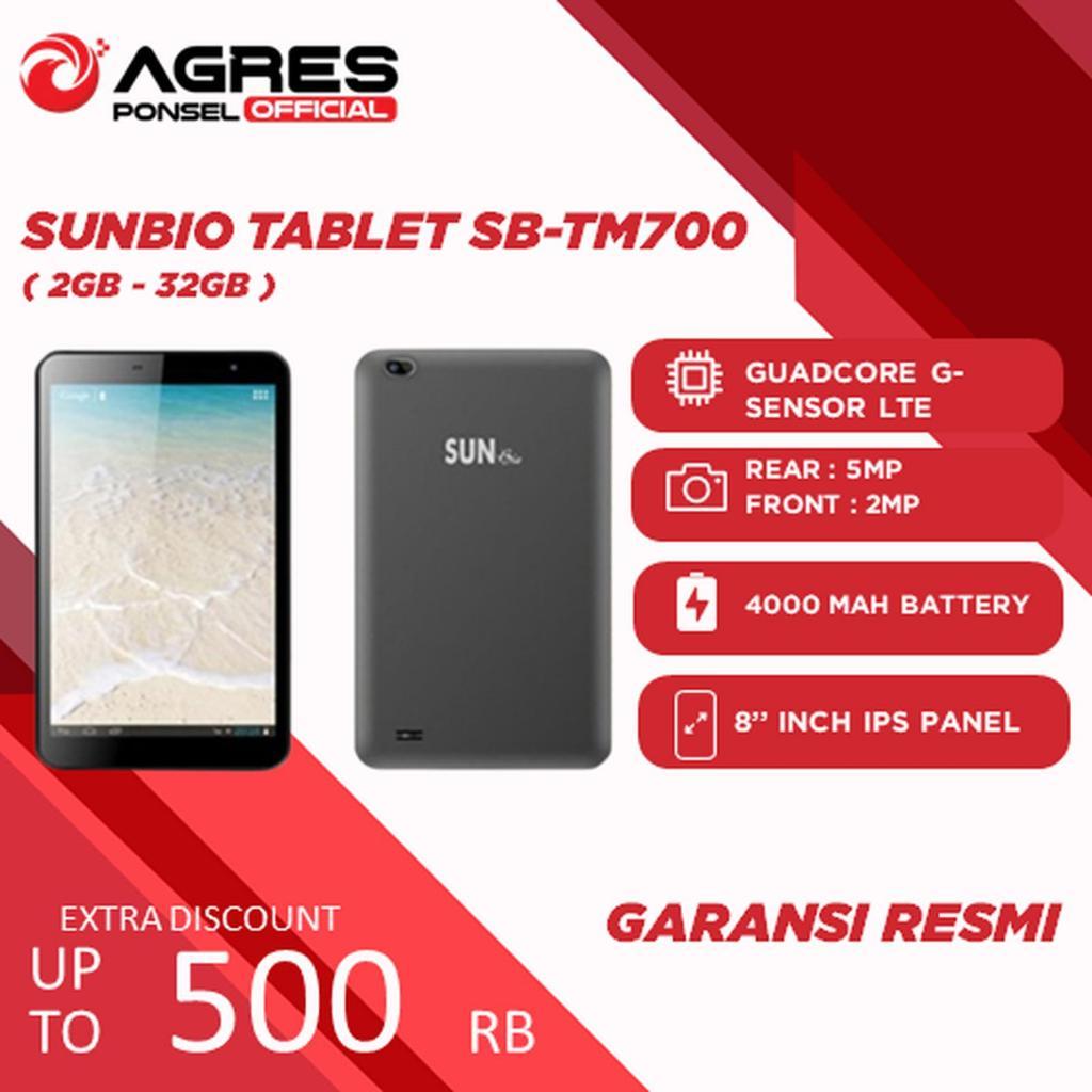 SUNBIO TABLET SB-TM700 ANDROID 9.0 Pie RAM 2GB ROM 32GB 8 INCH
