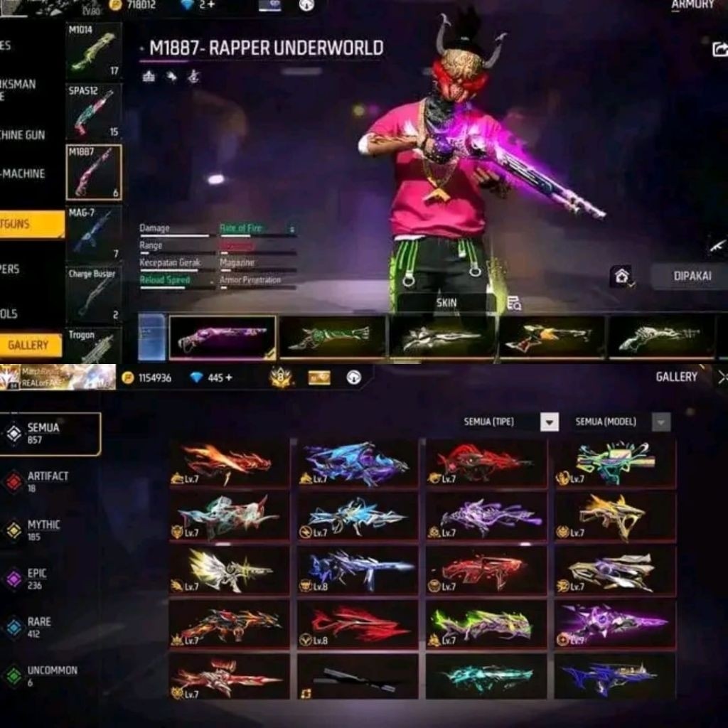 Akun fire free sultan terbaru fitur lengkap terbaru