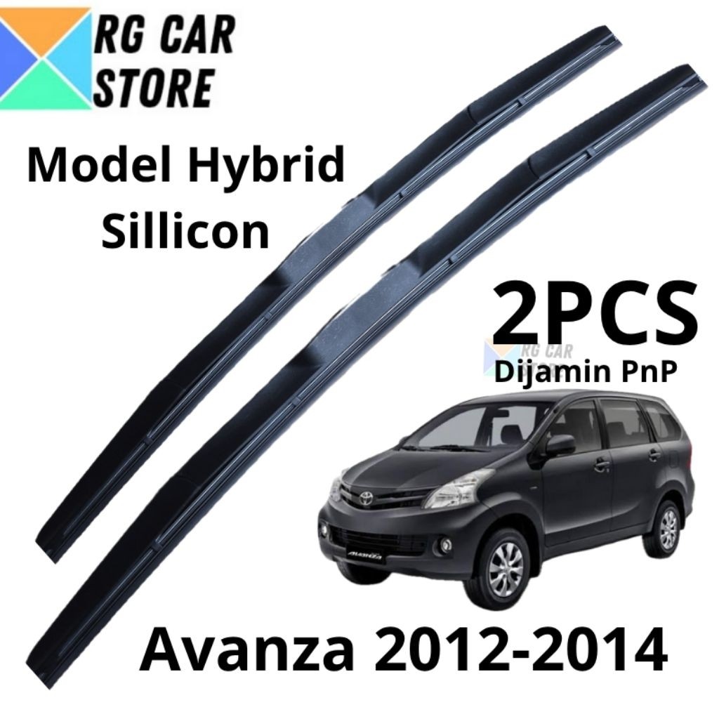 Wiper Avanza 2012-2014 2pcs Hybrid Silicon Original Onami PnP Toyota Avanza