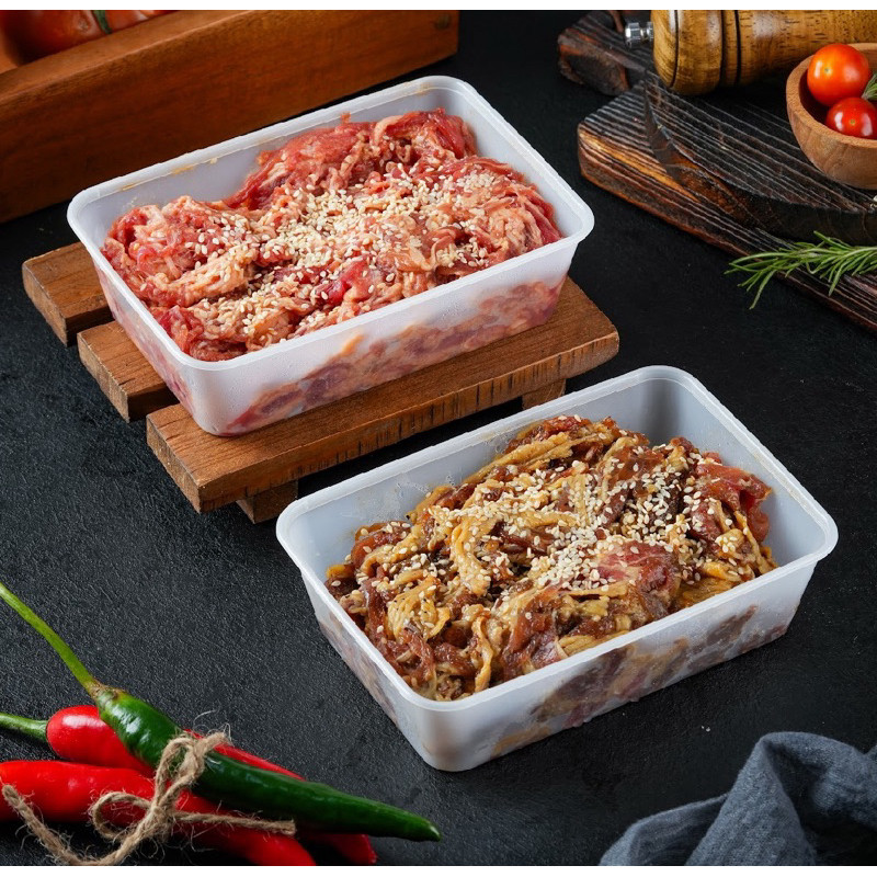PROMODaging Sapi Marinasi Teriyaki / Bulgogi / Blackpepper / BbQ US Beef Slice /  Daging Sapi Bumbu 