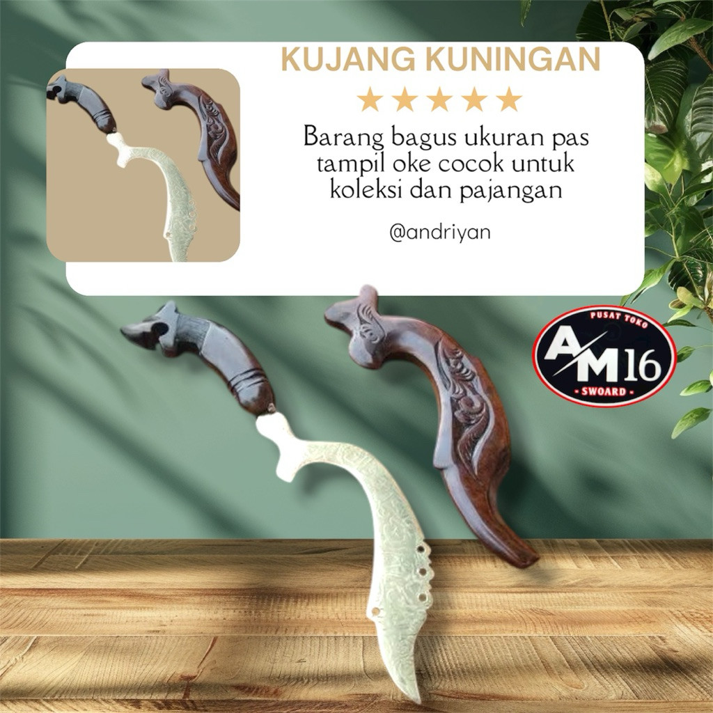 DS Kujang Kuningan Tradisional Besar Murah