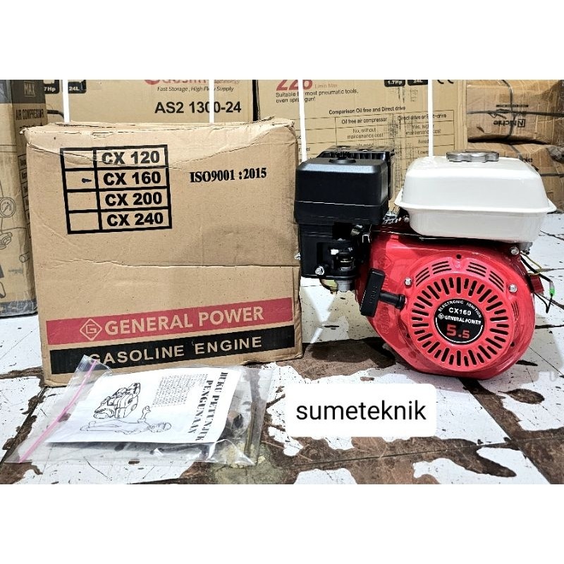 MESIN MOTOR ENGINE PENGGERAK asahi JEPANG Engine GX160 General Power Mesin Penggerak Bensin General 
