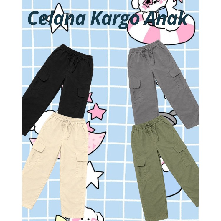 Celana Cargo Pants Anak/ Celana Cargo / Celana Kargo Wanita