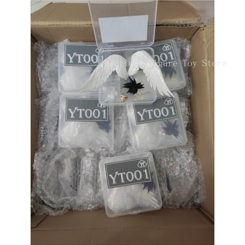 In Stock YT001 SHF Dragon Ball Son Goku Angel Set Accessories  YT001 Action Figure Anime Model Toys 