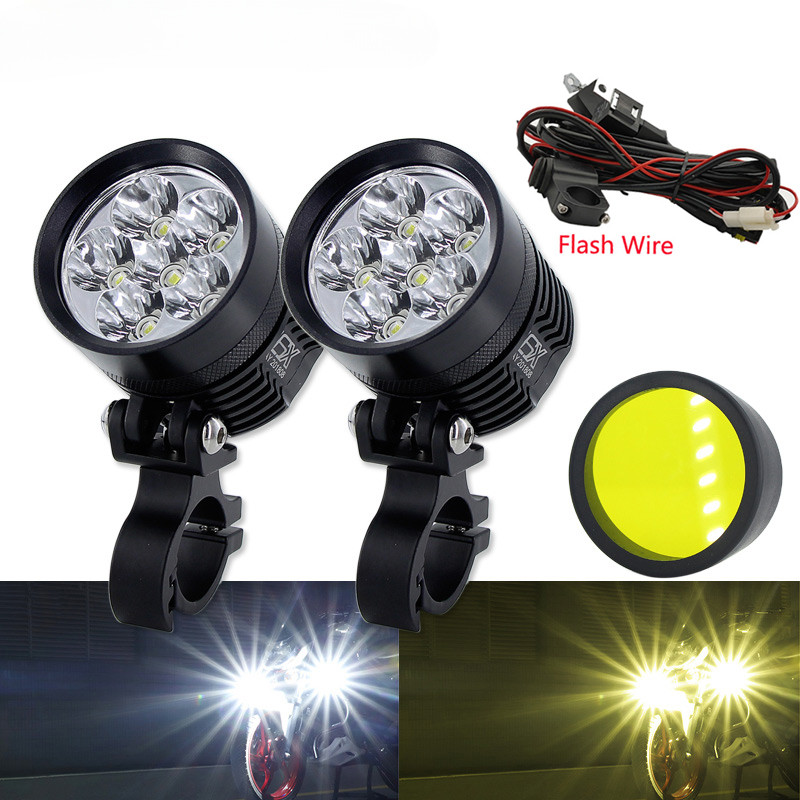 Motocycle Fog Lights 12000LM For BMW Motorcycle LED Auxiliary Fog Light Driving Lamp For BMW R1200GS