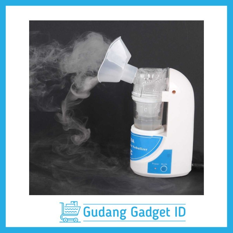 TERMURAHAlat Terapi Pernafasan Asma Nebulizer Portable Ultrasonic Inhalasi - OKA-517 - White - FW4BW
