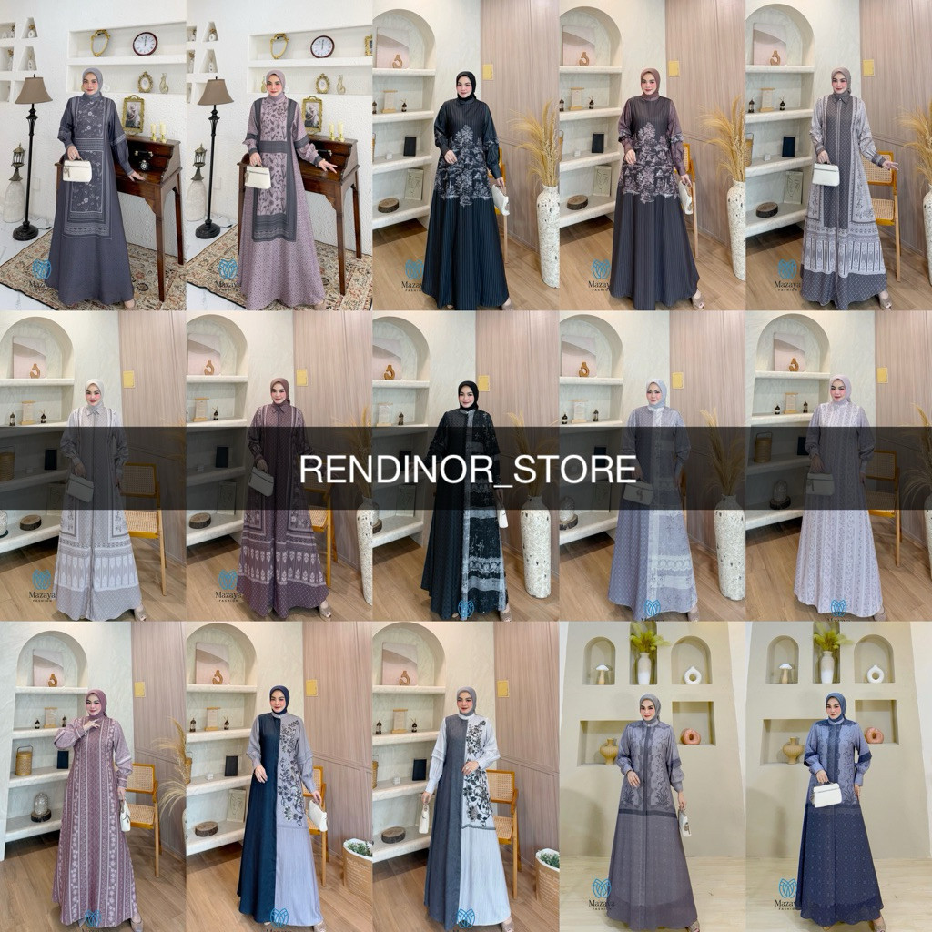 MAZAYA ADELIA  GAMIS DRESS  BY MAZAYA FASHION